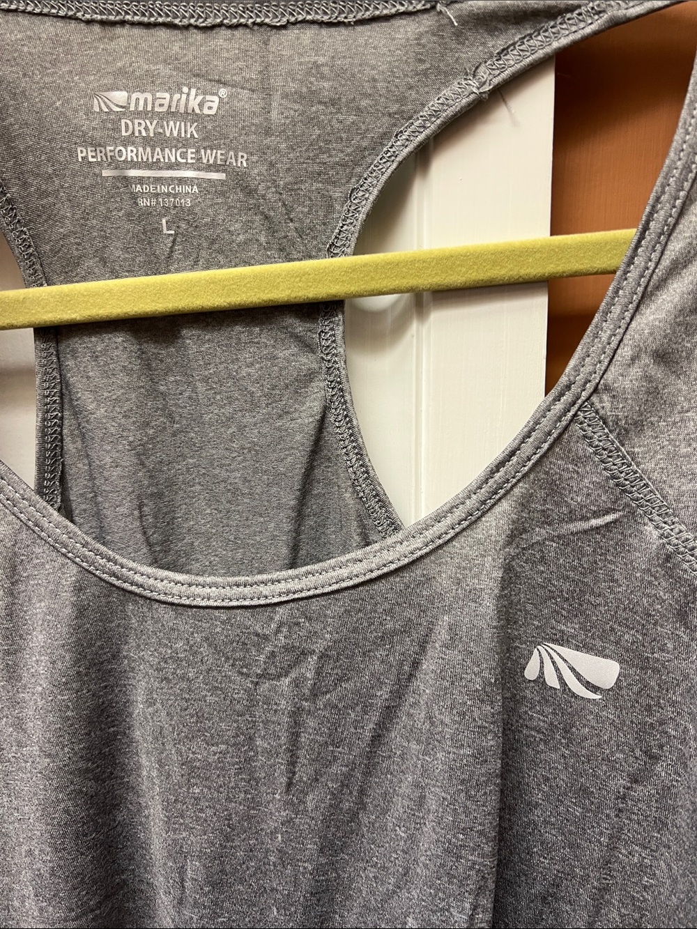 Marika Gray Racerback Performance Tank - Picture 2 of 3